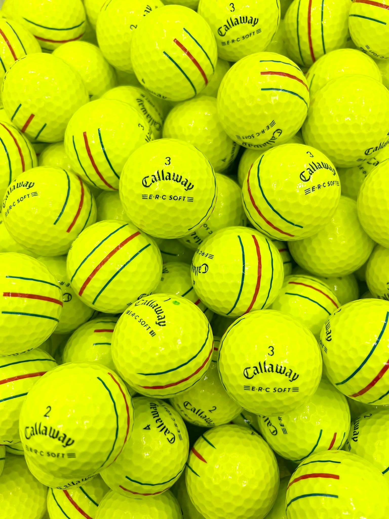 Callaway ERC Soft Triple Track geel