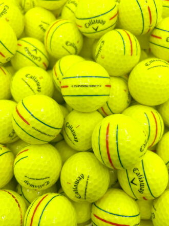 Callaway Chrome Soft Triple Track geel