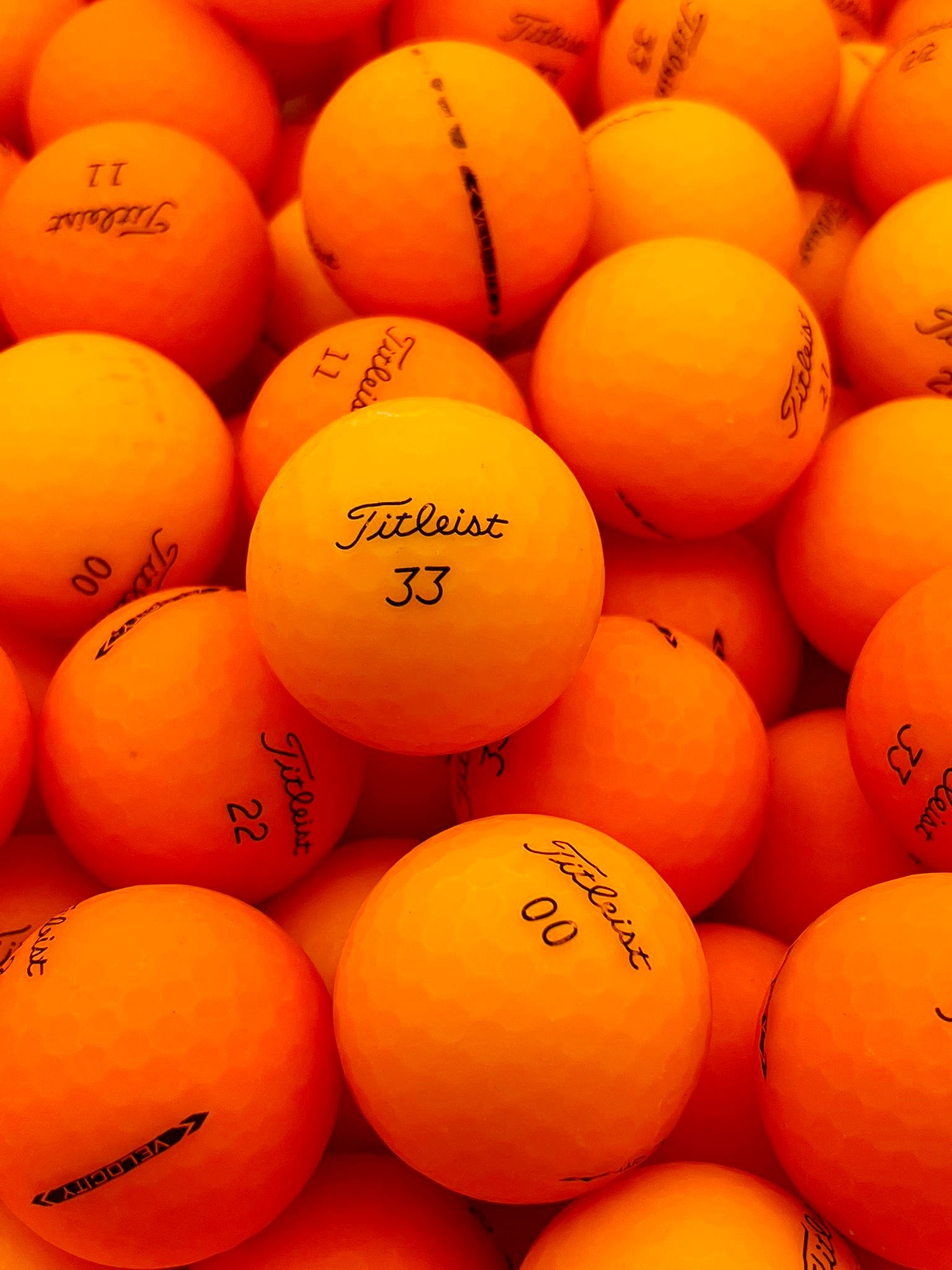 Titleist Velocity matt oranje - Afbeelding 3