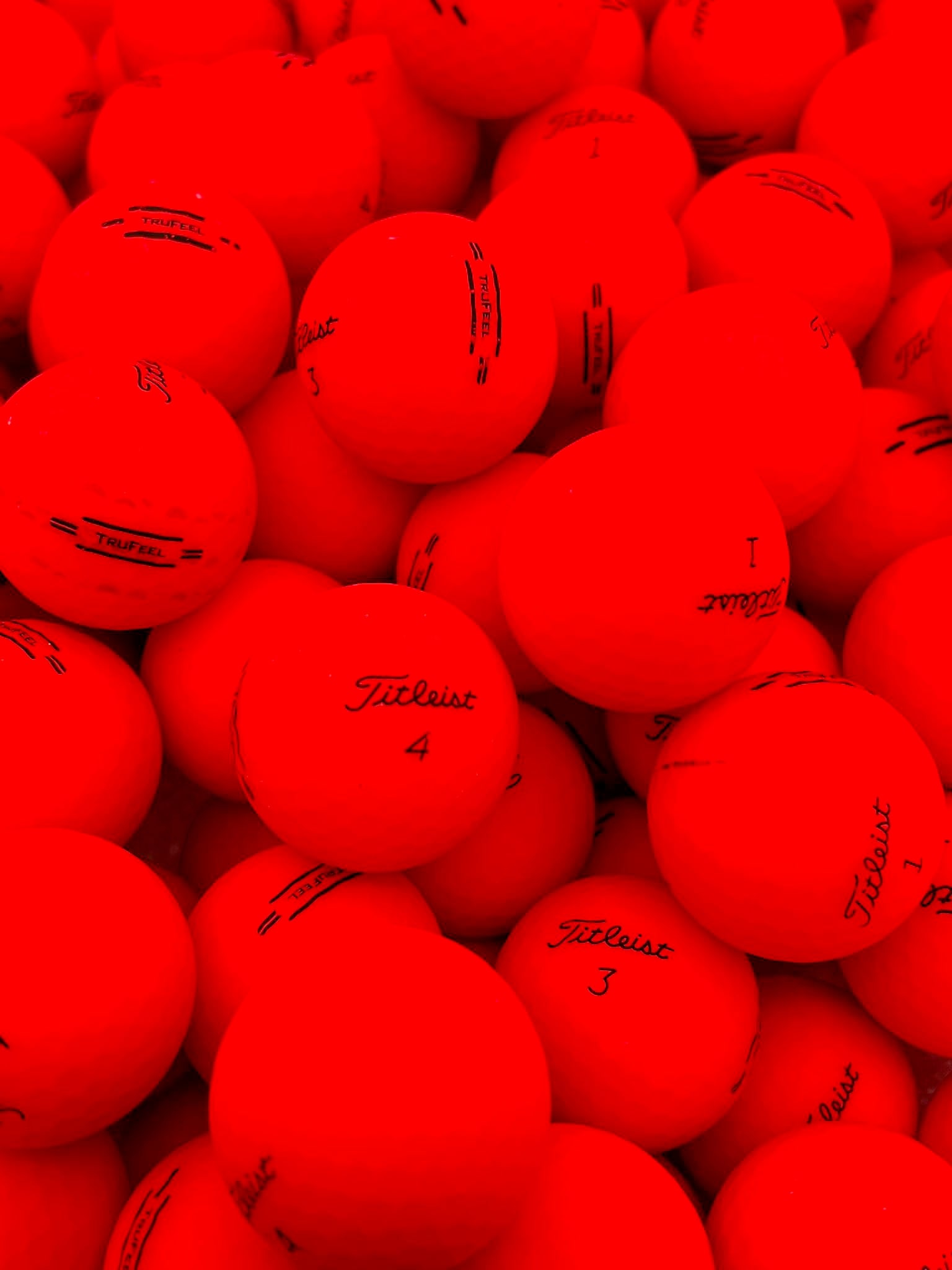 Titleist TruFeel matt rood