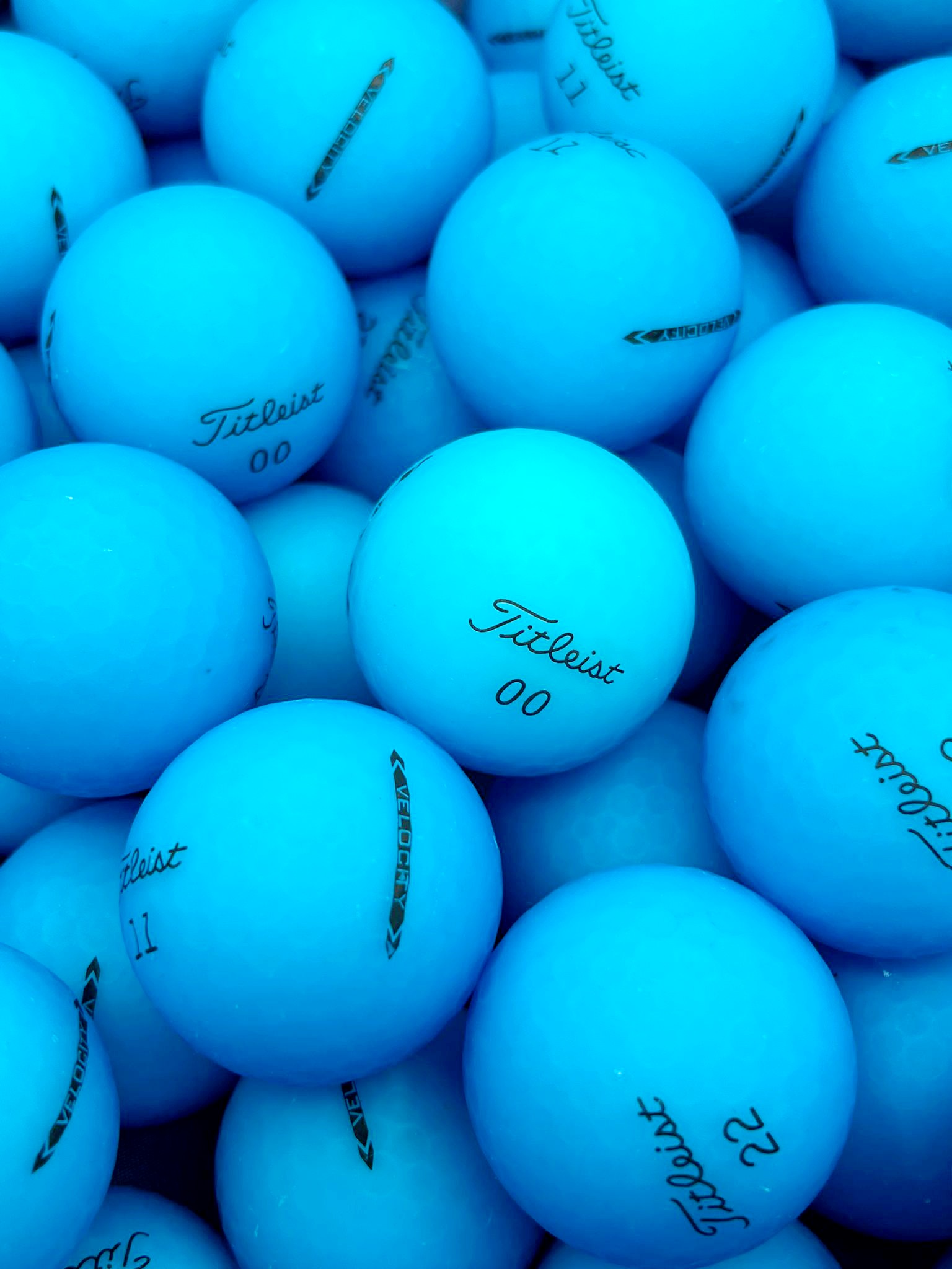 Titleist Velocity matt blauw - Afbeelding 2