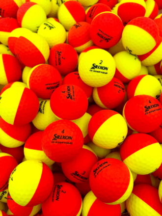 Srixon Q-Star Tour Divide rood/geel